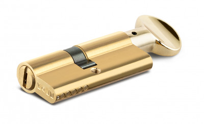 Цилиндровый механизм Kale kilit (Кале килит) с вертушкой 164 BM/80 (35+10+35) mm латунь 5 кл.