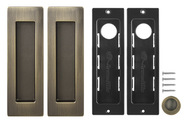 Ручка Armadillo (Армадилло) для раздвижных дверей SH.URB153.010 (SH010 URB) АВ-7 бронза