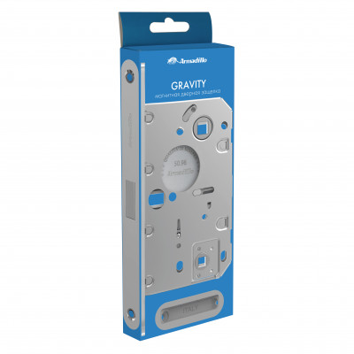 Магнитная Armadillo (Армадилло) защелка WC с ответной планкой GRAVITY G01.196.50.96 SN мат никель