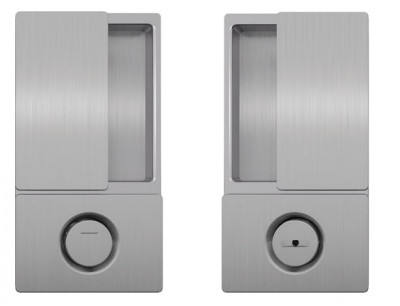 B30002.00.32 AGB (АГБ) Ручка WAVE под WC (мат хром), для распашных дверей