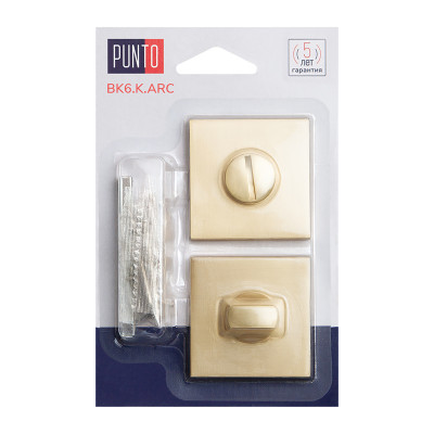 Ручка Punto (Пунто) поворотная BK6.K.ARC.Q52 (BK6 ARC) SSG-39 сатин.золото