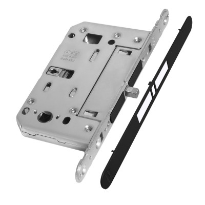 Магнитная AGB (АГБ) защелка регулируемая WC Touch B06502.50.93 (черный) с лицевой планкой B01120.33.93