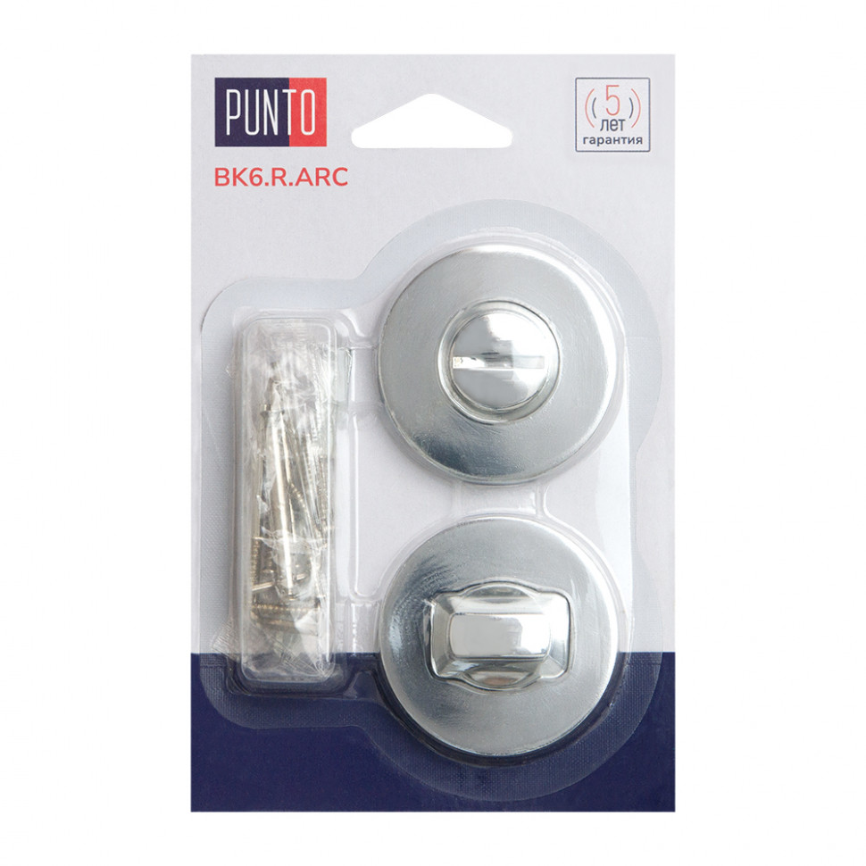 Ручка Punto (Пунто) поворотная BK6.R.ARC.R52 (BK6 ARC) CP-8 хром