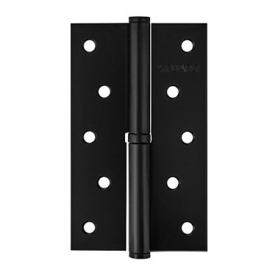 Петля Fuaro (Фуаро) съемная IN5430SL-BL BL левая (413/BL-5 125x75x2,5) мат. черный БЛИСТЕР