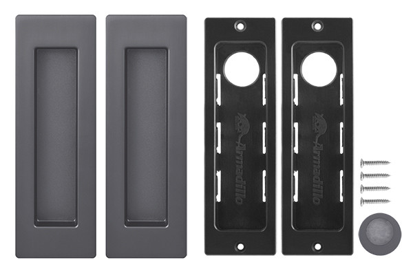 Ручка Armadillo (Армадилло) для раздвижных дверей SH.URB153.010 (SH010 URB) BPVD-77 вороненый никель