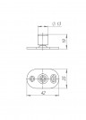 Нижний Armadillo (Армадилло) направляющий ролик SLD.Comfort/Comfort-PRO.bottom roller