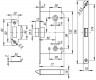 Защелка Fuaro (Фуаро) PLASTP96WC-50 (P96WC-50) GR графит