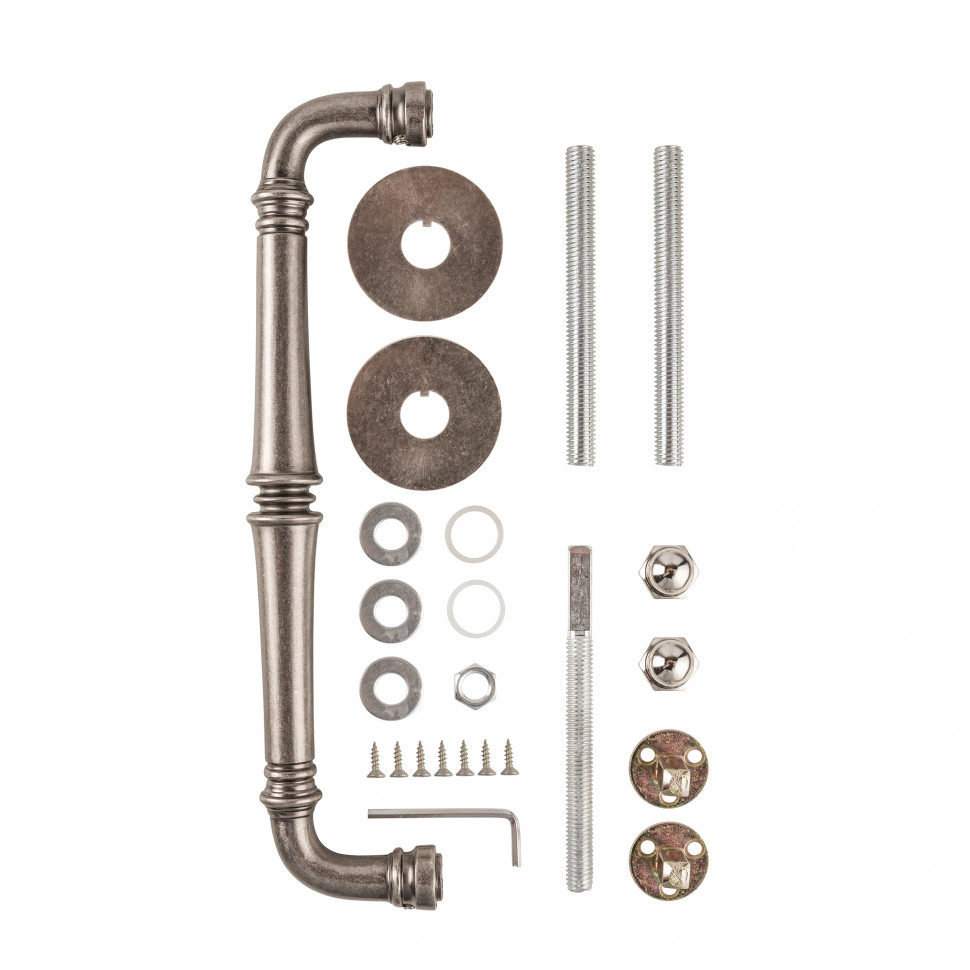 Ручка-скоба Punto (Пунто) PULL.ARC.SORENTO OS-9 античное серебро