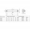 Доводчик Punto (Пунто) дверной SDC2030 (SD-2030) BL 40-55 кг (черный)