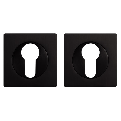 Накладка Ajax (Аякс) под цилиндр ET.K.JK51 (ET JK) BL-24 черный