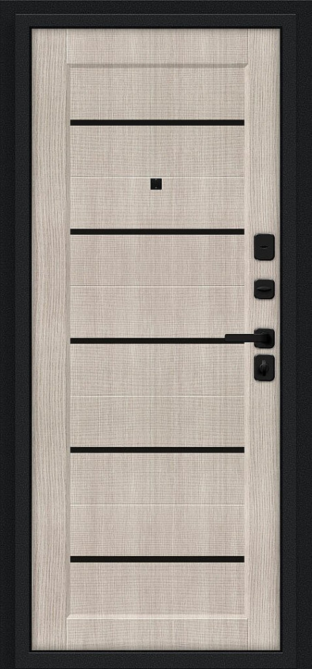 Борн/SBlack Букле черное/Cappuccino Melinga