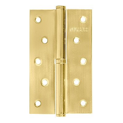 Петля Fuaro (Фуаро) съемная IN5430SL-BL SB левая (413/BL-5 125x75x2,5) мат. золото БЛИСТЕР