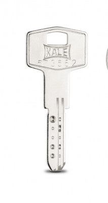 Цилиндровый механизм Kale kilit (Кале килит) с вертушкой 164 BM/80 (30+10+40) mm никель 5 кл.