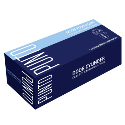 Цилиндровый Punto (Пунто) механизм (Z402/80) Z4002Knob80(40+10+30) с вертушкой CP хром