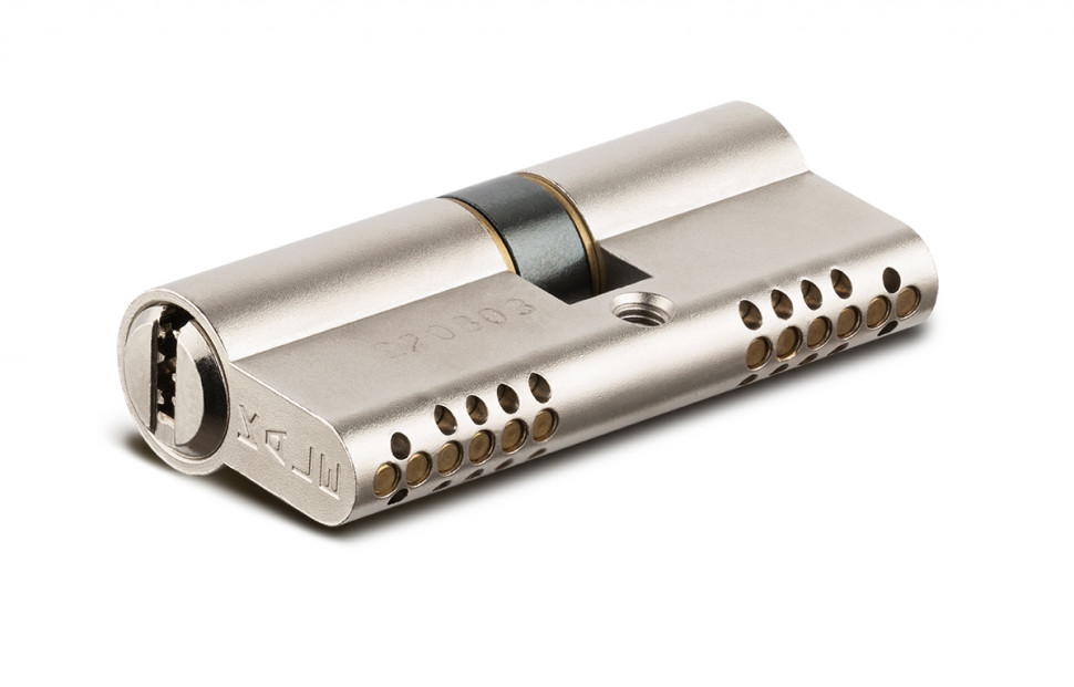 Цилиндровый Kale kilit (Кале килит) механизм 164 OBS SNE/90 (35+10+45) mm никель 5 кл. new