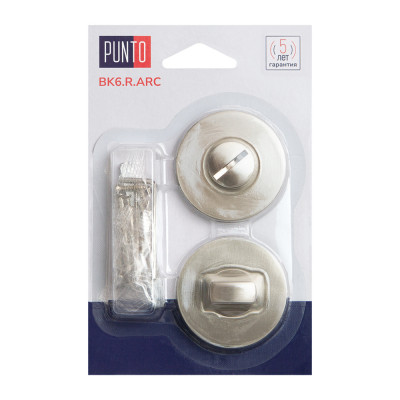 Ручка Punto (Пунто) поворотная BK6.R.ARC.R52 (BK6 ARC) SN-3 мат.никель