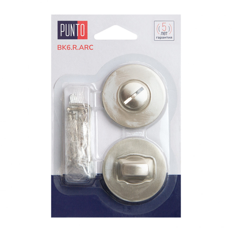 Ручка Punto (Пунто) поворотная BK6.R.ARC.R52 (BK6 ARC) SN-3 мат.никель