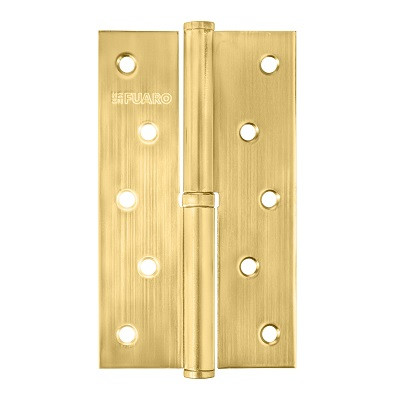 Петля Fuaro (Фуаро) съемная IN5430SL-BL SB правая (413/BL-5 125x75x2,5) мат. золото БЛИСТЕР