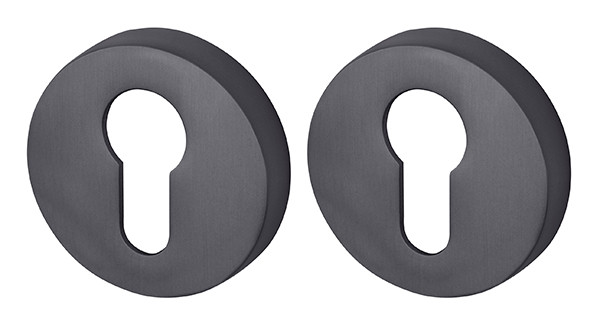 Накладка Armadillo (Армадилло) под цилиндр ET.R.URB52 (ET URB) BPVD-77 вороненый никель