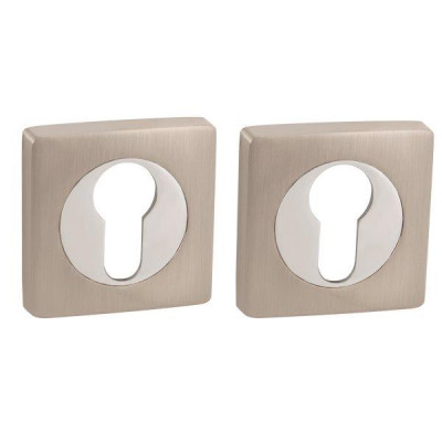 Накладка Ajax (Аякс) под цилиндр ET.K.JK51 (ET JK) SN/CP-3 матовый никель/хром