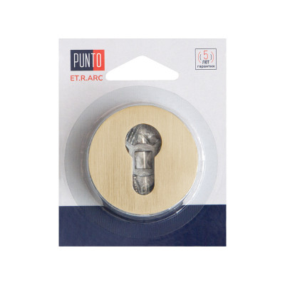 Накладка Punto (Пунто) под цилиндр ET.R.ARC.R52 (ET ARC) SSG-39 сатин.золото