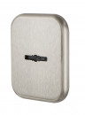 Декор. Armadillo (Армадилло) Квадратная накл. на сувальдный со шторкой PS-DEC SQ CT (ATC Protector 1) SN-3 Мат.никель