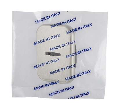 Декор. Armadillo (Армадилло) Квадратная накл. на сувальдный со шторкой PS-DEC SQ CT (ATC Protector 1) SN-3 Мат.никель