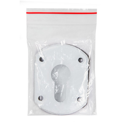 Декоративная Punto (Пунто) накладка ESC031-SS (нержавейка) на цилиндр (1 пара)