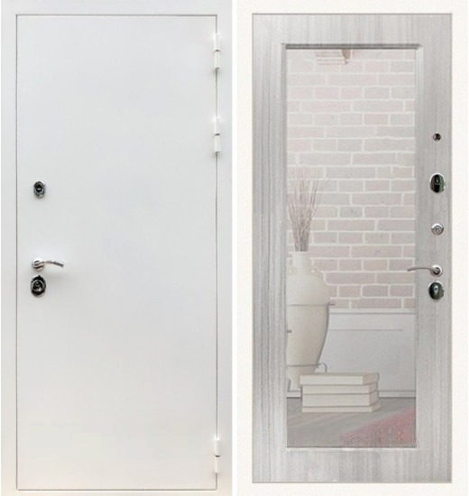 Дверь Рекс 5 белая шагрень