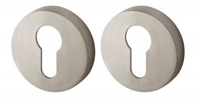 Накладка Armadillo (Армадилло) под цилиндр ET.R.URB52 (ET URB) SN-3 матовый никель/хром