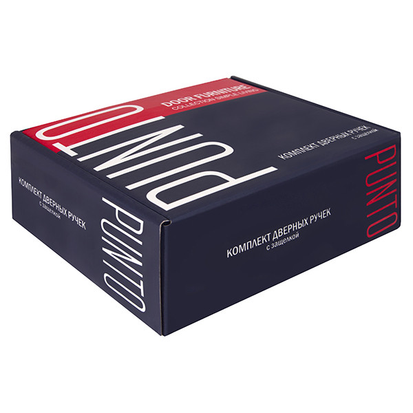 Ручка Punto (Пунто) защелка DK624 SN-BK (6024 SN-B) (фик.) мат. никель