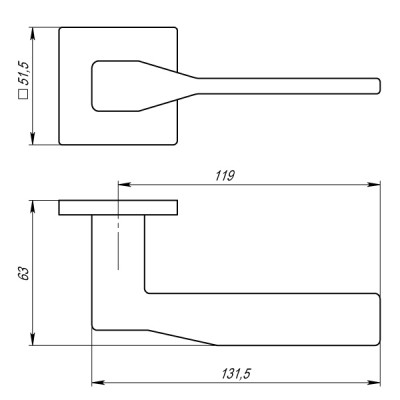 Ручка Armadillo (Армадилло) раздельная K.USS52.GRAND (GRAND USS) FSG-39 флорентийское золото