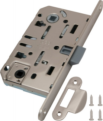 B01102.50.06.567 AGB (АГБ) Защелка врезная WC (никель) MEDIANA EV. (инд.упак+B01000.13)