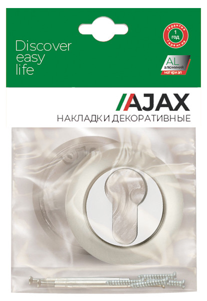 Накладка Ajax (Аякс) под цилиндр ET.R.JR54 (ET JR) ABG-6 зелёная бронза
