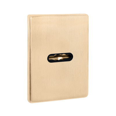 Накладка Fuaro (Фуаро) на сувальдный замок ESC.S-auto.RL/K.486 (ESC 486-S.auto RL) SSG сатинированное золото (1шт)