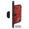 Корпус Fuaro (Фуаро) врезного замка MAGNM85C-50/BL INOX BL-24 черный (блистер)