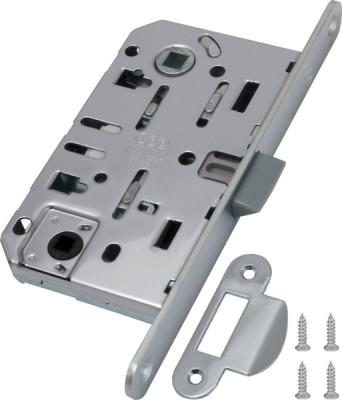 B01102.50.34.567 AGB (АГБ) Защелка врезная WC (матовый хром) MEDIANA EV. (инд.упак+B01000.13)