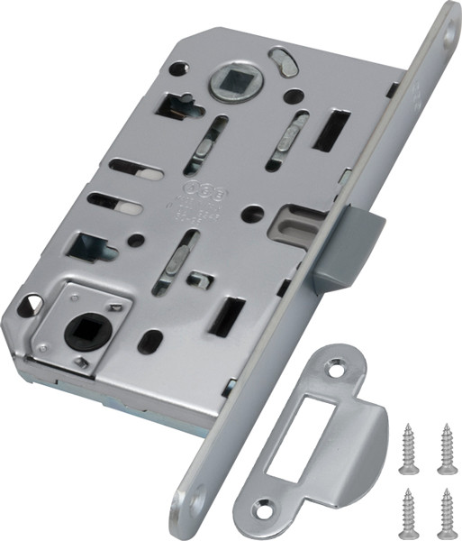 B01102.50.34.567 AGB (АГБ) Защелка врезная WC (матовый хром) MEDIANA EV. (инд.упак+B01000.13)