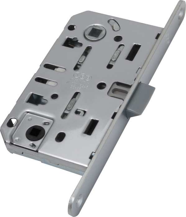 B01102.50.34.567 AGB (АГБ) Защелка врезная WC (матовый хром) MEDIANA EV. (инд.упак+B01000.13)