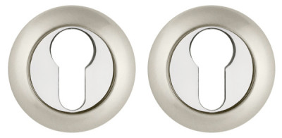 Накладка Ajax (Аякс) под цилиндр ET.R.JR54 (ET JR) SN/CP-3 матовый никель/хром