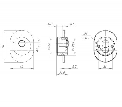 Броненакладка Fuaro (Фуаро) DEF.RLR/R.4825 CP-8 хром