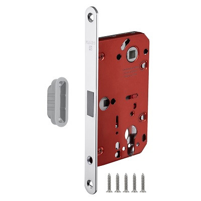 Корпус Fuaro (Фуаро) врезного замка MAGNM85C-50/BL INOX CP-8 хром (блистер)