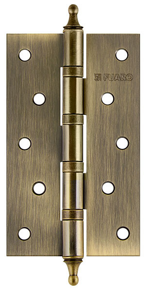 Петля Fuaro (Фуаро) универсальная IN5400UA-BL AB (4BB/A/BL 125x75x2,5) бронза БЛИСТЕР