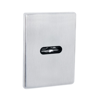 Накладка Fuaro (Фуаро) на сувальдный замок ESC.S-auto.RL/K.486 SSC (ESC 486-S-auto RL) сатинированный хром (1шт.)