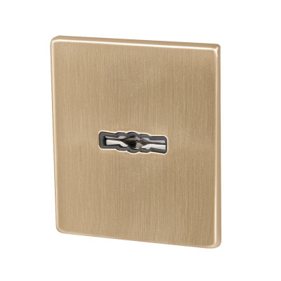 Накладка Armadillo (Армадилло) на сувальдный замок ESC.S-auto.USS/K (PS Protector/USS) FSG флорентийское золото