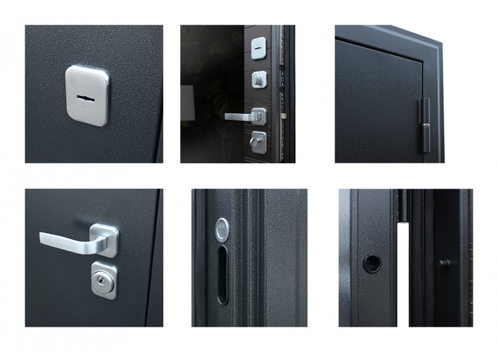 Стальная дверь "Next 1" с зеркалом