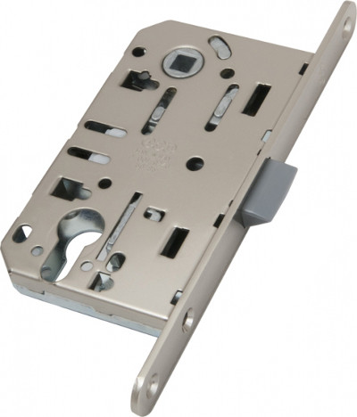 Корпус замка AGB (АГБ) под цил. MEDIANA EVOLUTION B01103.50.34.567 с отв. планкой B01000.13 (мат хром)