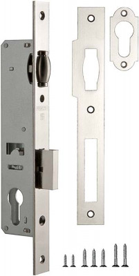 Корпус Fuaro (Фуаро) узкопрофильного замка с роликовой защелкой PROF155-25 (155-25) CP хром