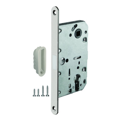 Корпус Ajax (Аякс) врезного замка с защелкой MAGNLN85-50 SN мат.никель