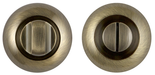 Ручка Fuaro (Фуаро) поворотная BK6.R.RM54 (BK6 RM) ABG-6 зелёная бронза